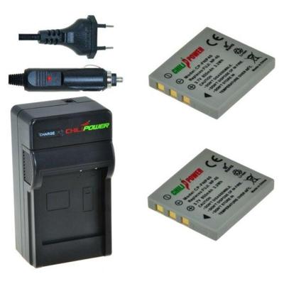 2 x NP-40 accu's voor Fujifilm - inclusief oplader en autolader - Origineel ChiliPower 2 x NP-40 accu's voor Fujifilm - inclusief oplader en autolader - Origineel ChiliPower