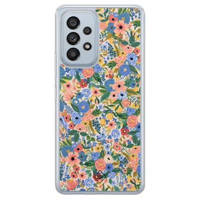 Samsung Galaxy A53 hybride hoesje - Blue gardens Samsung Galaxy A53 hybride hoesje - Blue gardens