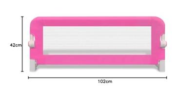 vidaXL Bedhekje peuter 102x42 cm roze - thumbnail