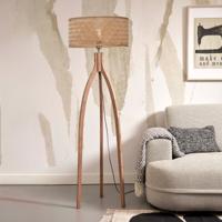 GOOD&MOJO Vloerlamp 'Java' 3-poot, Bamboe, kleur Naturel - thumbnail