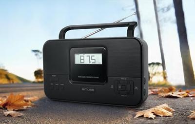 Portable Digitale Radio Muse Zwart AM FM