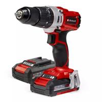 Einhell Power X-Change TE-CD 18/2 Li-i +64 (2x2,0 Ah) Accu-klopboor/schroefmachine 2 snelheden Incl. 64-delige set accessoires, Incl. lader, Incl. 2 accus - thumbnail