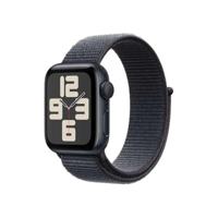 Apple Watch SE (2024) GPS 40 mm Aluminium kast Sport Loop Inktzwart - thumbnail