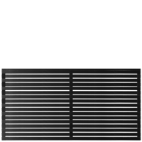 Zwart Houten Tuinscherm Osaka 180 x 93 CM - thumbnail