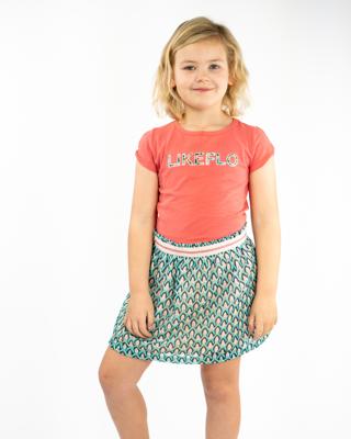 Like Flo Meisjes t-shirt 'LIKE FLO' - Blush