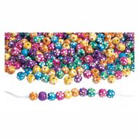 Colorations - houten rijgkralen bloem, 225 gram - thumbnail