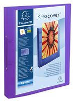 Exacompta Personaliseerbare ringmap Kreacover 2 ringen, 5 geassorteerde kleuren: turkoois, groen, roo... - thumbnail