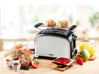 Domo Broodrooster B-Smart, voor 4 sneden brood, zwart - thumbnail