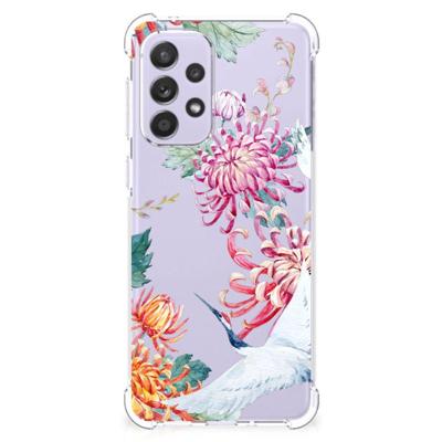 Samsung Galaxy A33 Case Anti-shock Bird Flowers Samsung Galaxy A33 Case Anti-shock Bird Flowers