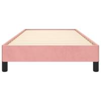Bedframe fluweel roze 90x200 cm - thumbnail
