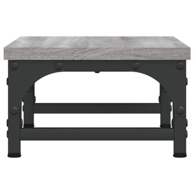 Monitorstandaard 37x23x14 cm bewerkt hout grijs sonoma eiken - thumbnail