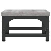 VidaXL Monitorstandaard 37x23x14 cm bewerkt hout grijs sonoma eiken - thumbnail