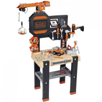 Smoby Black + Decker Bricolo Builder speelgoed werkbank - thumbnail
