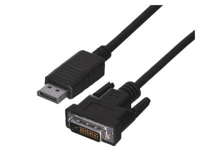 Lanberg CA-DPDV-10CU-0010-BK video kabel adapter 1 m DisplayPort DVI-D Zwart