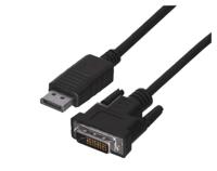 Lanberg CA-DPDV-10CU-0010-BK video kabel adapter 1 m DisplayPort DVI-D Zwart - thumbnail