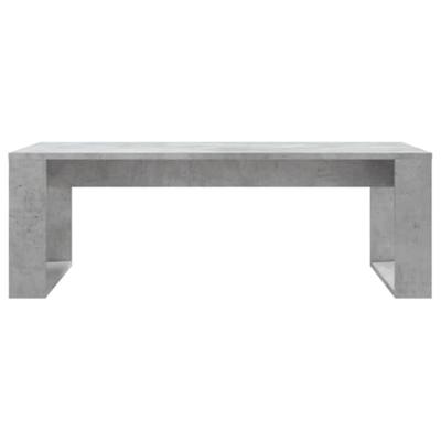 Salontafel 102x50x35 cm bewerkt hout betongrijs