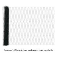 VidaXL Hexagon hek groen 1,4 x 50 m pvc - thumbnail