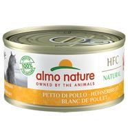Almo Nature Natural Kattenvoer, Kippenborst, 5022H, 24 X 70 G - thumbnail