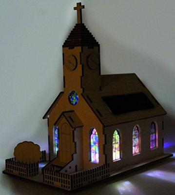 Solexpert Bouwpakket - kerk met zonnepaneel Solexpert Bouwpakket - kerk met zonnepaneel