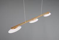 Trio Hanglamp Merton messing 343610308 - thumbnail