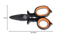 Beta 1128BAX Elektricienmes-schaar | 150 mm | Voor knippen en ruimen - 011280088 - thumbnail