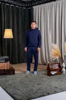 Cou7ure Essentials Reflection Hoodie Trainingspak Heren Donkerblauw - Maat M - Kleur: Donkerblauw | Soccerfanshop - thumbnail