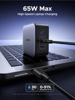 Kabel USB naar Lightning Ugreen 90409 Grijs - thumbnail