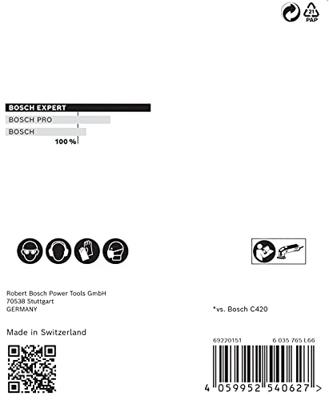 Bosch Accessoires Expert M480 schuurnet voor deltaschuurmachines 93 mm, K400 - 1 stuk(s) - 2608900724