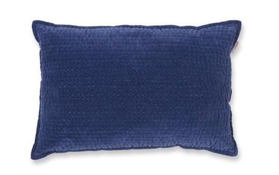 Pip Studio Pip Studio Velvet Sky sierkussen Donkerblauw 40x60 cm