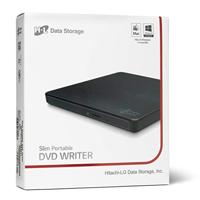 Hitachi-LG Slim Portable DVD-Writer optisch schijfstation Zilver DVD±RW - thumbnail