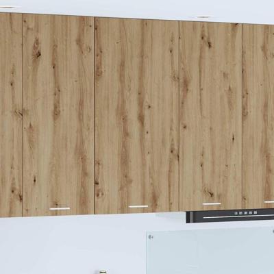 Hangkast Riga Sonoma Eik en Wit 50 x 31 x 100 cm Bewerkt hout