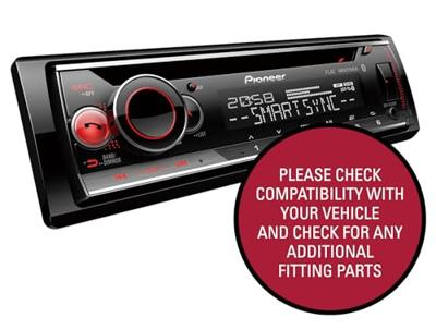 Pioneer DEH-S520BT Autoradio, CD, Bluetooth, USB, Spotify