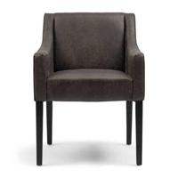 Rivièra Maison Eetkamerstoel 'Savile Row' Pellini, kleur Espresso - thumbnail