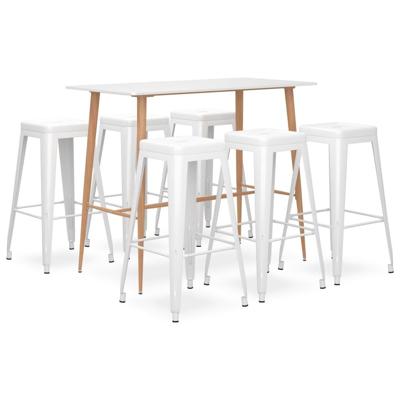 7-delige Barset wit