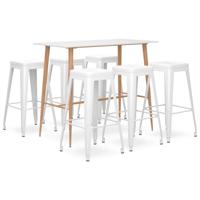 7-delige Barset wit - thumbnail