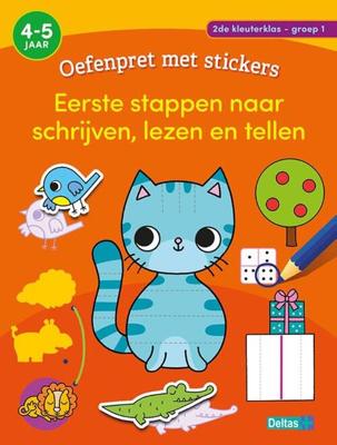 Deltas Oefenpret met stickers groep 1- schrijven, lezen, tellen (4-5 jaar) Deltas Oefenpret met stickers groep 1- schrijven, lezen, tellen (4-5 jaar)