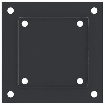 Paonderstellen vierkant 4 st 121x121 mm gepoedercoat staal