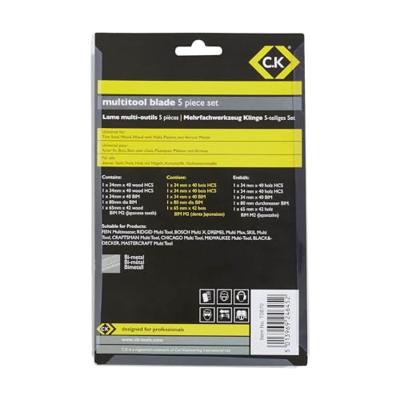 C.K T0870 Zaagbladset 5-delig 1 set(s)