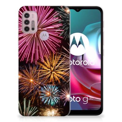 Motorola Moto G30 | G10 | Sillicone Back Cover | Vuurwerk