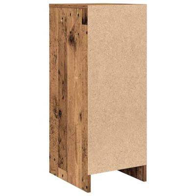 Dressoir 29,5x34x76 cm bewerkt hout oud houtkleurig - thumbnail