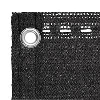 VidaXL Balkonscherm 120x400 cm hdpe antracietkleurig - thumbnail