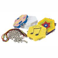 Colorations maak je eigen papier-maché tamboerijn, set van 12 - thumbnail