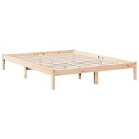 Bedframe extra lang zonder matras massief grenenhout 160x220 cm - thumbnail
