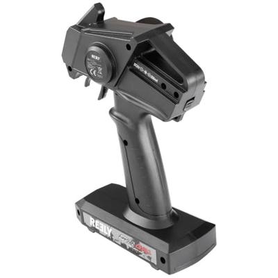 Reely GT2+2 GYRO RC pistoolzender 2,4 GHz Aantal kanalen: 4 Incl. ontvanger Reely GT2+2 GYRO RC pistoolzender 2,4 GHz Aantal kanalen: 4 Incl. ontvanger