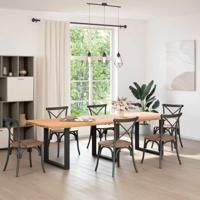 Salontafelpoten 3 st U-vormig 90x(72-73) cm staal zwart - thumbnail