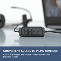 Creative HS-220 On Ear headset Kabel Stereo Zwart Ruisonderdrukking (microfoon) Volumeregeling, Microfoon uitschakelbaar (mute) - thumbnail