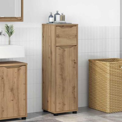 Badkamer Kast Artisan Eiken 30,5 x 30 x 101 cm Bewerkt hout