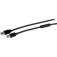 StarTech.com 15 m actieve USB 2.0 A-naar-B-kabel - M/M - thumbnail