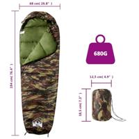 Slaapzak mummie voor volwassenen 3 seizoenen - thumbnail