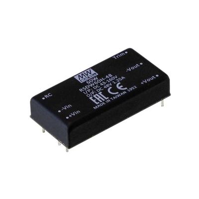 MEAN WELL RSDW60H-24 DC/DC-converter, print 2.5 A 60 W Aantal uitgangen: 1 x Inhoud 1 stuk(s)